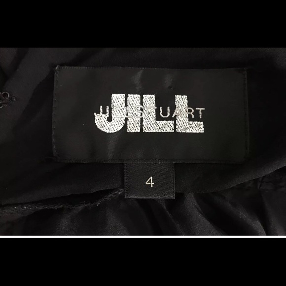 Jill Stuart Little Black Silk Dress Size 4 Worn Once - Picture 3 of 3